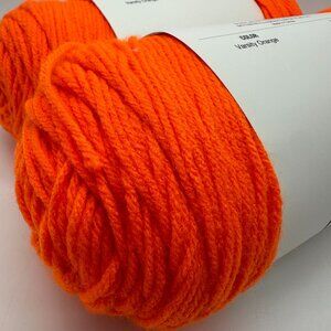 Big Twist Value Yarn 100 Acrylic Varsity Orange Weight #4 6oz 380yds 2pk